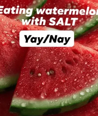 The Real Reason People Love to Put Salt on Watermelon