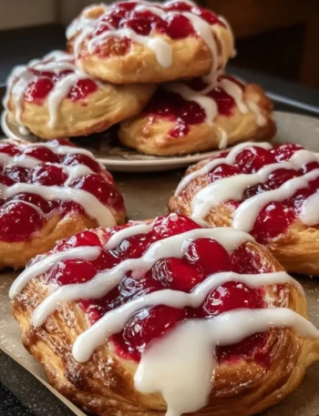Mini Cherry Cheese Danishes