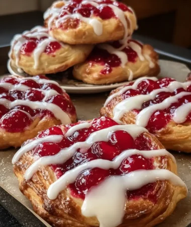 Mini Cherry Cheese Danishes