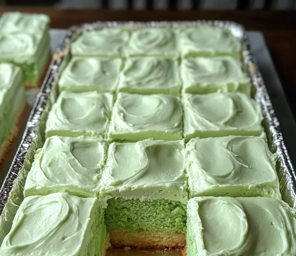 Pistachio Pineapple Cake
