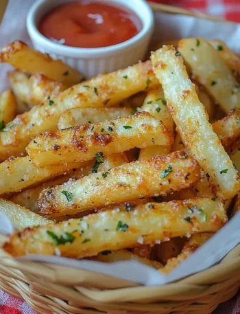 Baked Garlic Parmesan Fries