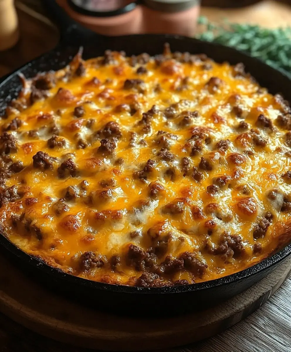 Cheeseburger Casserole