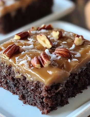 German Chocolate Sheet Cake