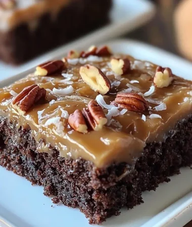 German Chocolate Sheet Cake