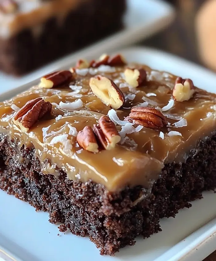 German Chocolate Sheet Cake