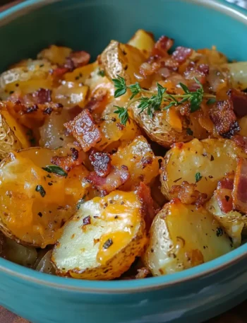 Oven Fried Potatoes & Onions