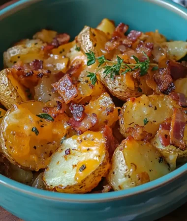 Oven Fried Potatoes & Onions