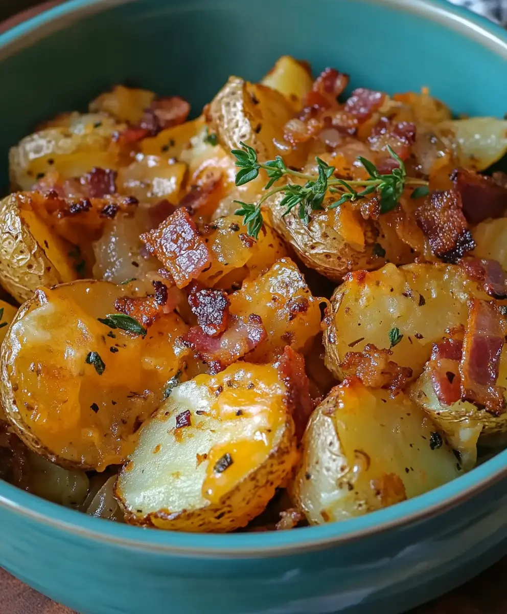 Oven Fried Potatoes & Onions