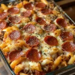 Pepperoni Pizza Casserole