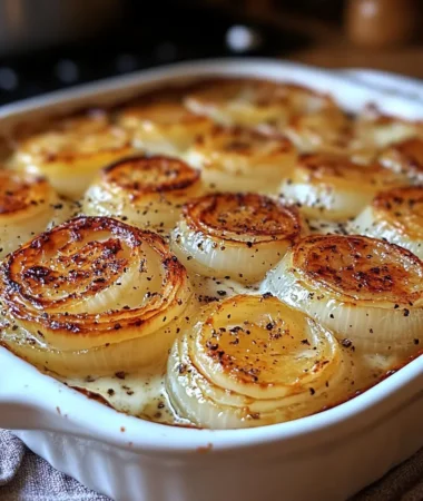 Roasted Parmesan Creamed Onions