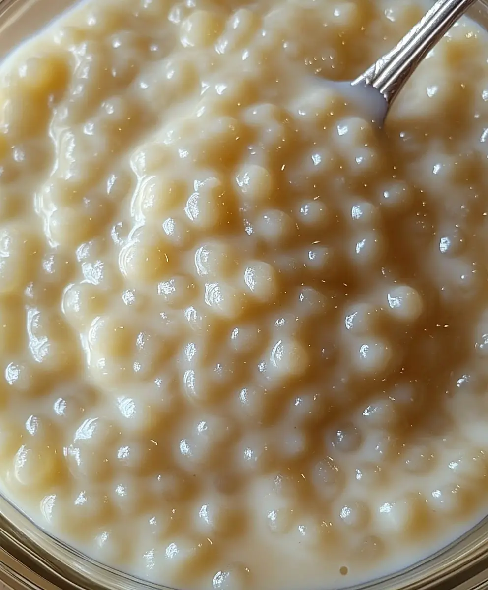 homemade Tapioca Pudding