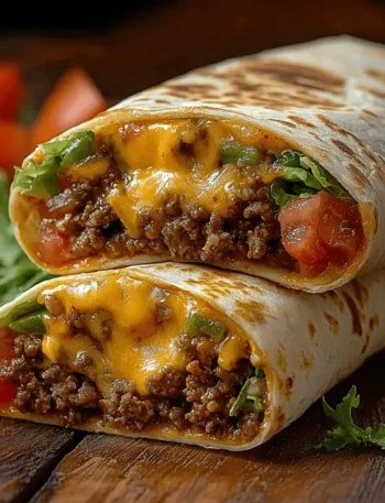 CHEESEBURGER BURRITOS