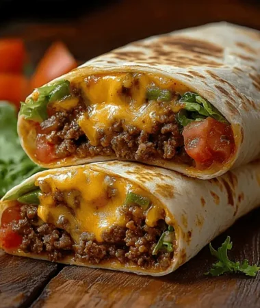 CHEESEBURGER BURRITOS