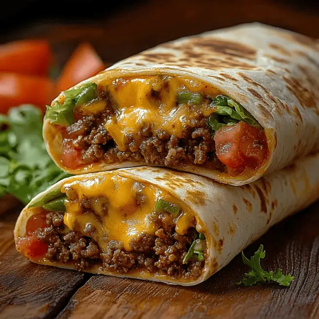 CHEESEBURGER BURRITOS