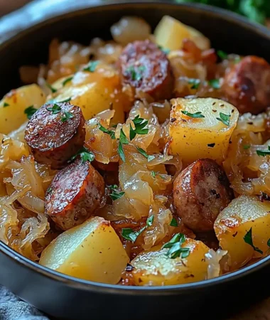 Polish Sausage, Sauerkraut & Potatoes