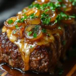 Slow Cooker French Onion Meatloaf