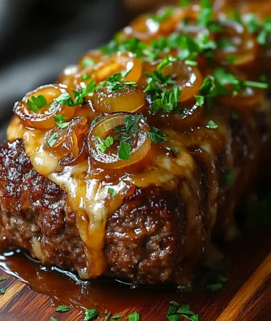 Slow Cooker French Onion Meatloaf