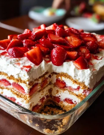 Strawberry Cream Cheese Icebox Cake Recipe