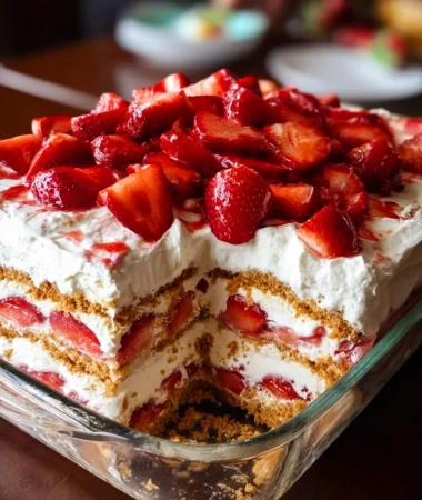 Strawberry Cream Cheese Icebox Cake Recipe