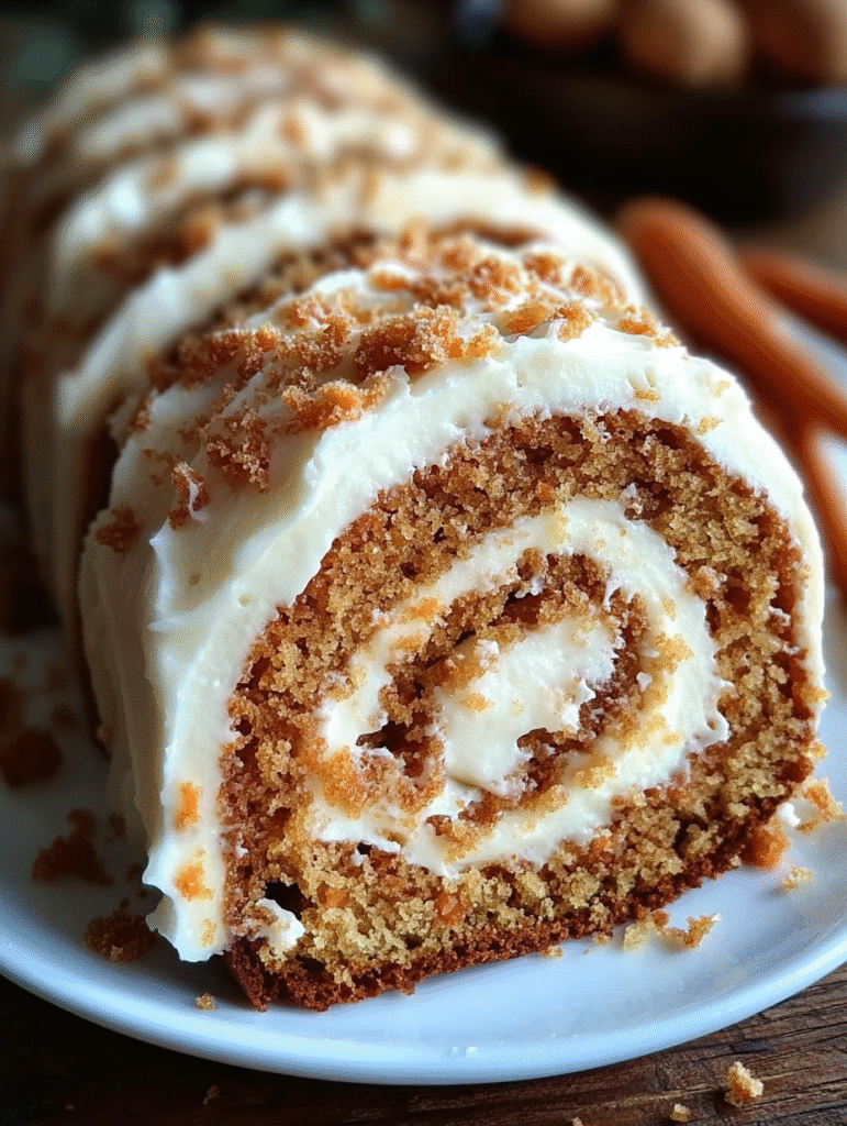 Carrot Cake Roll