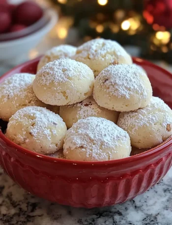 BUTTERY PECAN SNOWBALL COOKIES