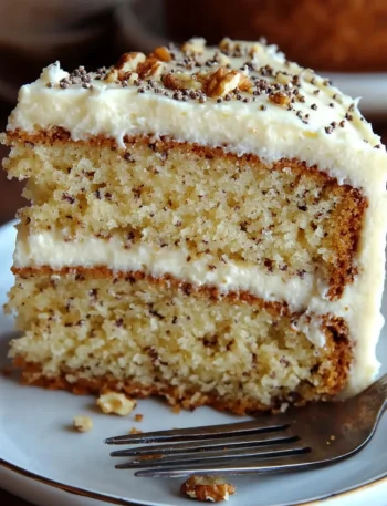 Banana Cake With Buttercream Frosting