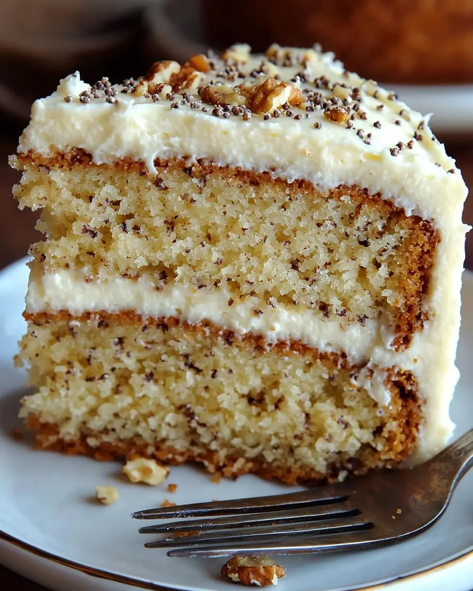 Banana Cake With Buttercream Frosting