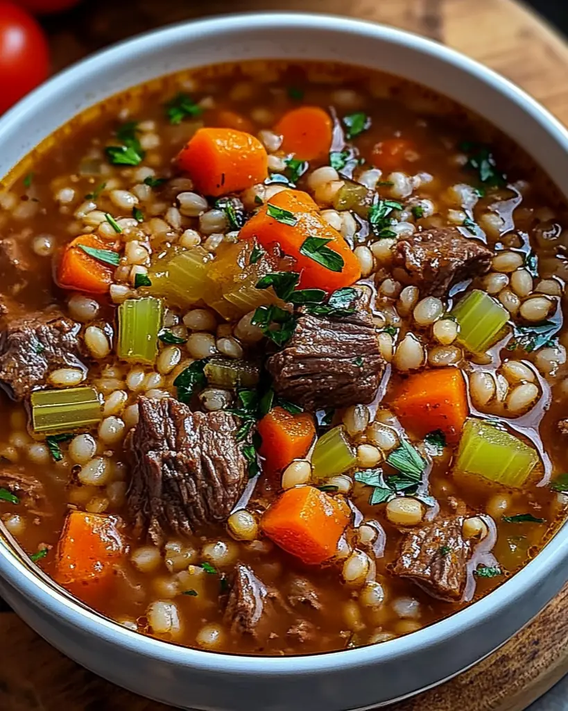 Beef & Barley Soup