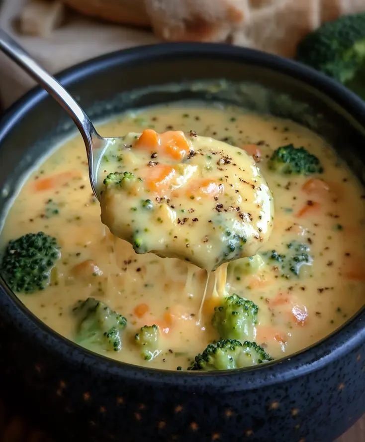 Broccoli cheddar soup recipe