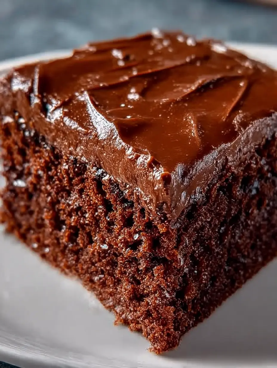 Chocolate Depression Cake
