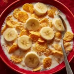 Cornflakes with Bananas and Milk