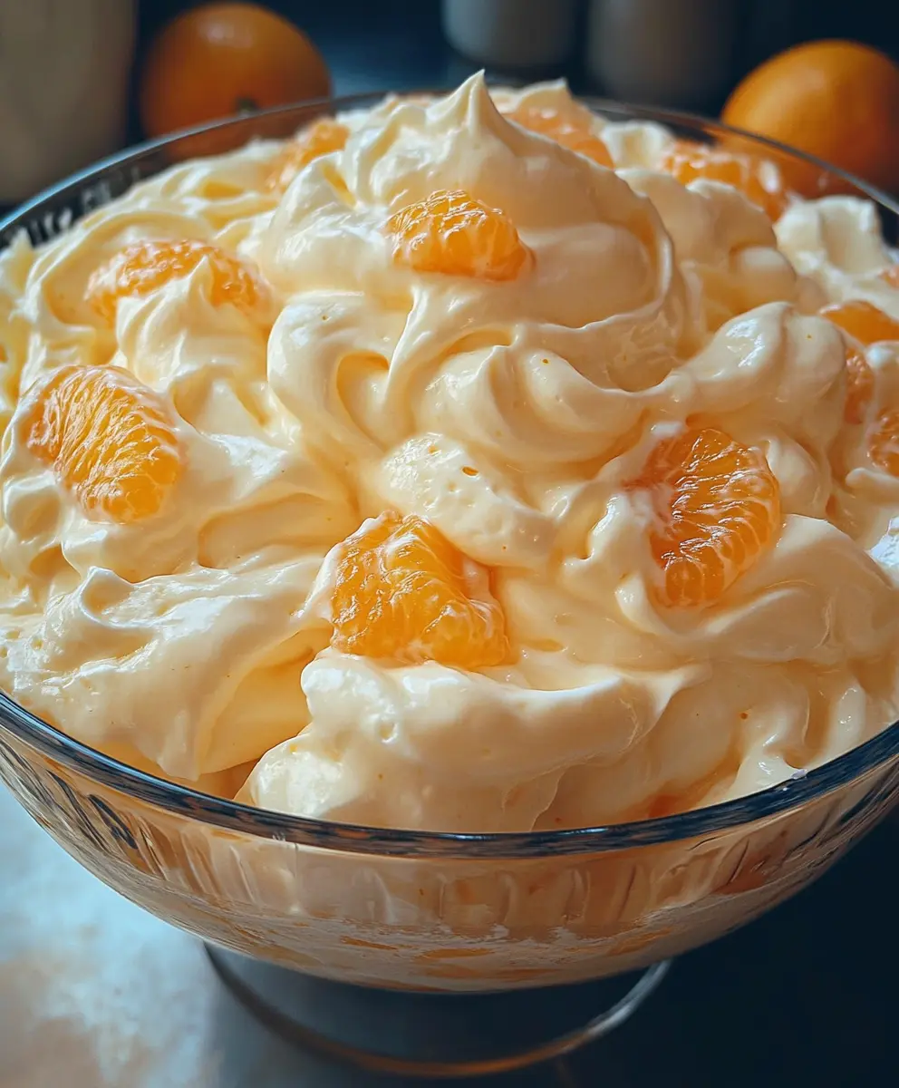 Creamsicle Orange Fluff