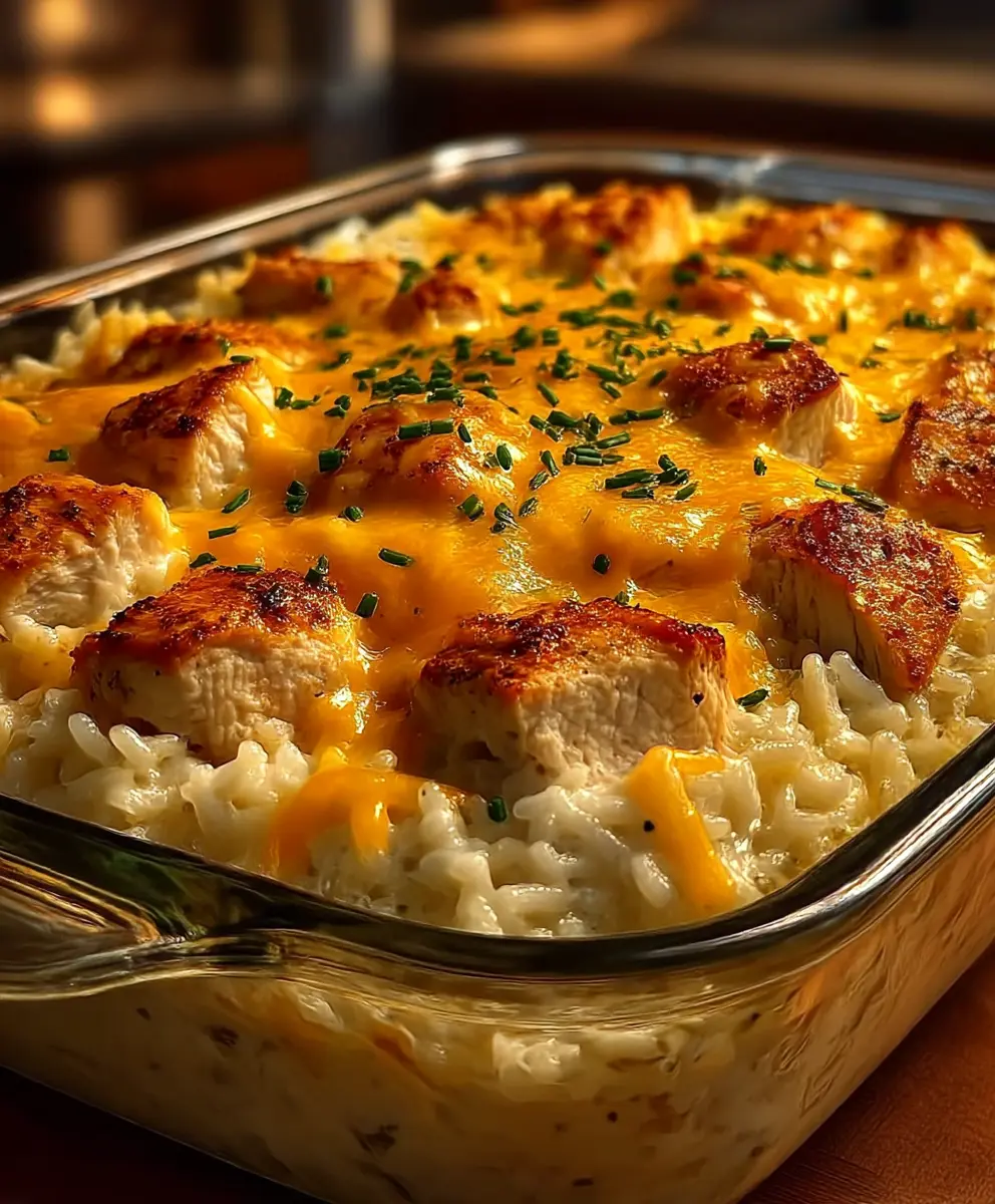 Creamy Chicken Rice Casserole