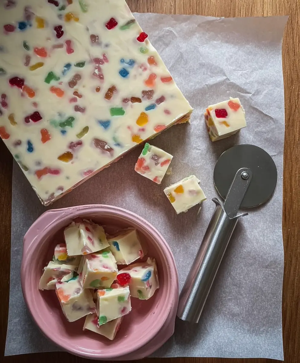 Four Ingredient Nougat Bars