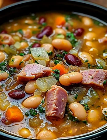 Hearty Navy Bean and Ham Hock Soup