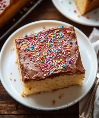 Homemade Vanilla Cake Recipe