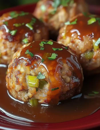 Leftover Turkey Stuffing Balls