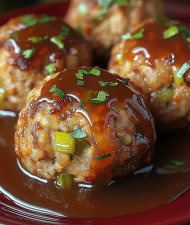 Leftover Turkey Stuffing Balls