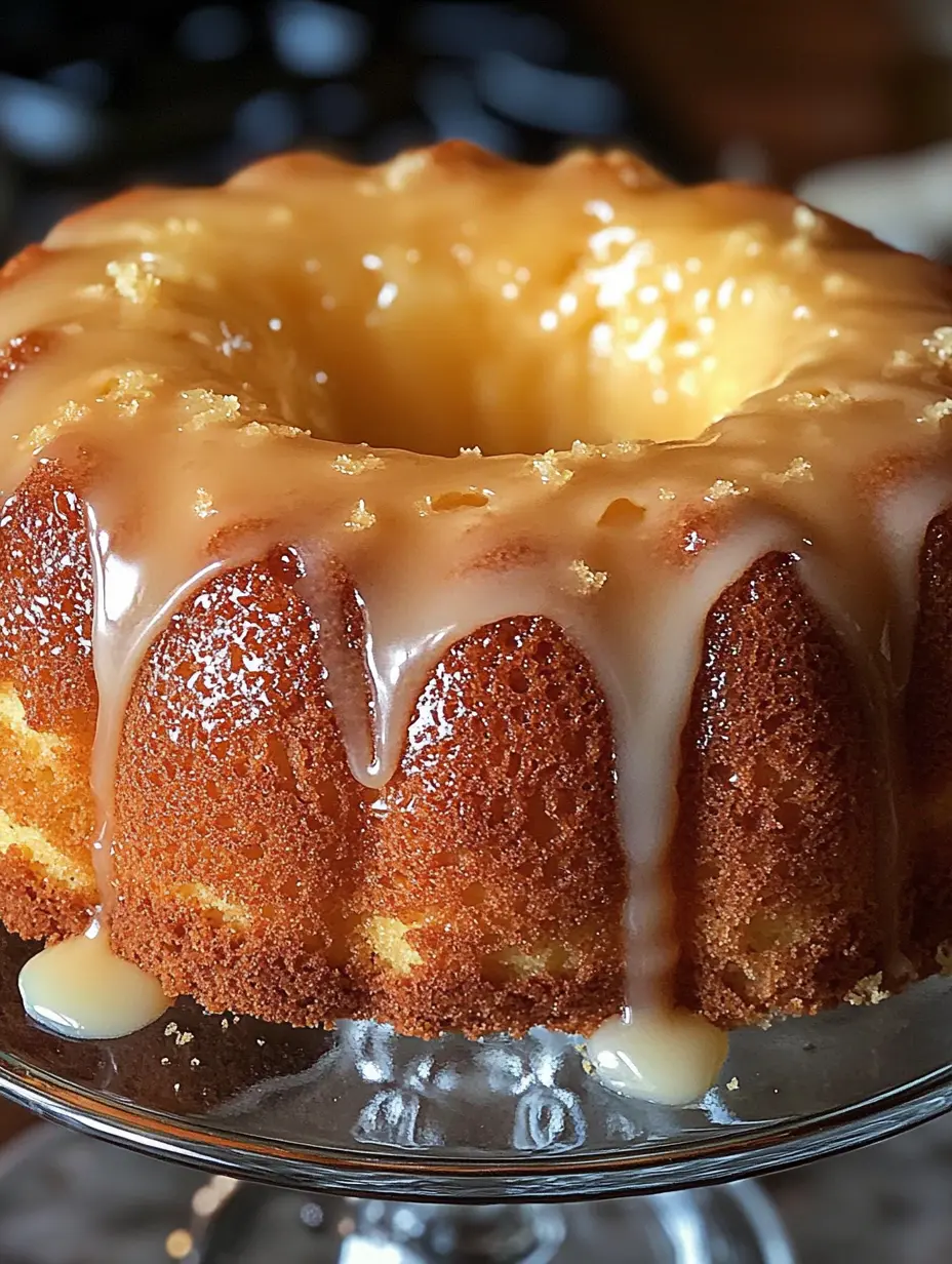 Lemon Cream Cheese Pound Cake