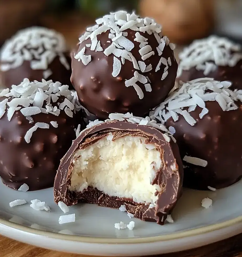 No Bake Coconut Cream Balls