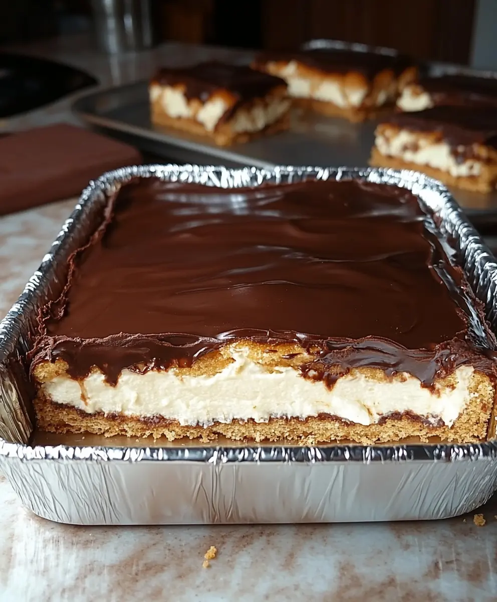 No bake Chocolate Eclair Cake