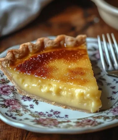 Old Fashioned Custard Pie