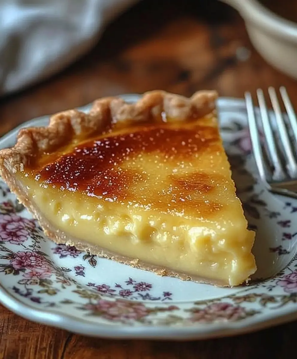 Old Fashioned Custard Pie