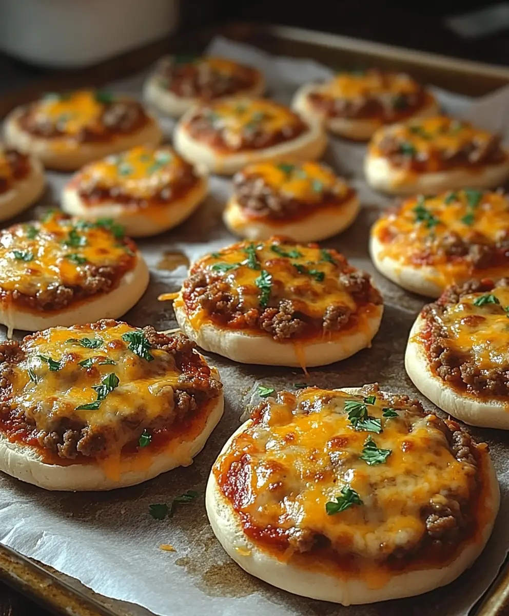 Old School Pizza Burgers
