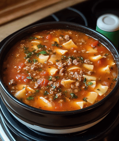 One Pot Lasagna Soup