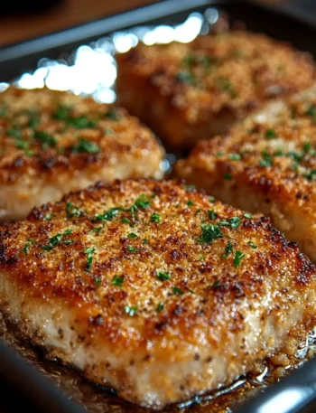 Parmesan Baked Pork Chops