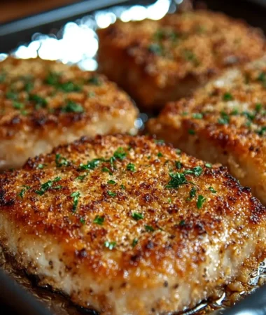 Parmesan Baked Pork Chops