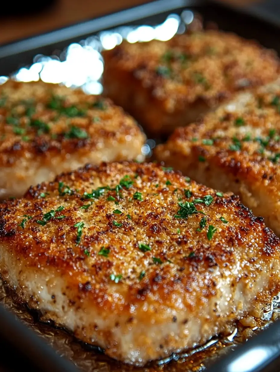 Parmesan Baked Pork Chops