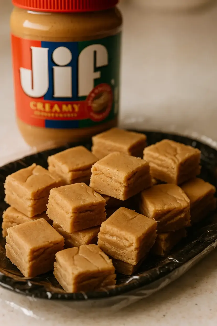 Peanut Butter Microwave Fudge
