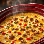3-Ingredient Slow Cooker Sausage Dip